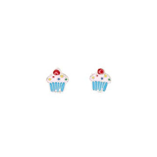 Girls Cupcake Studs
