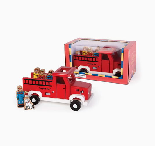 To the Rescue Magnetic Fire Truck Set