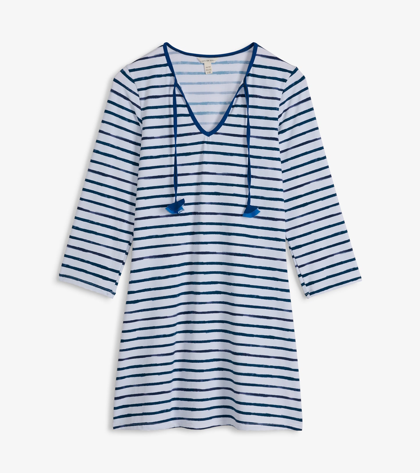 Seaside Beach Dress - Watercolor Stripes