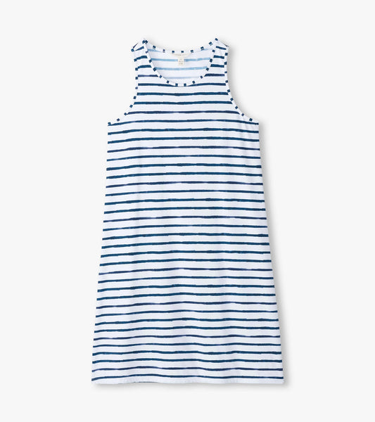 Tank Dress - Watercolor Stripes
