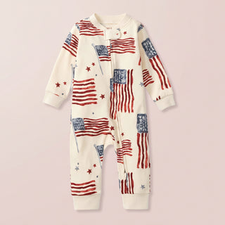 Burt's Bees American Flag Organic Cotton Sleep & Play