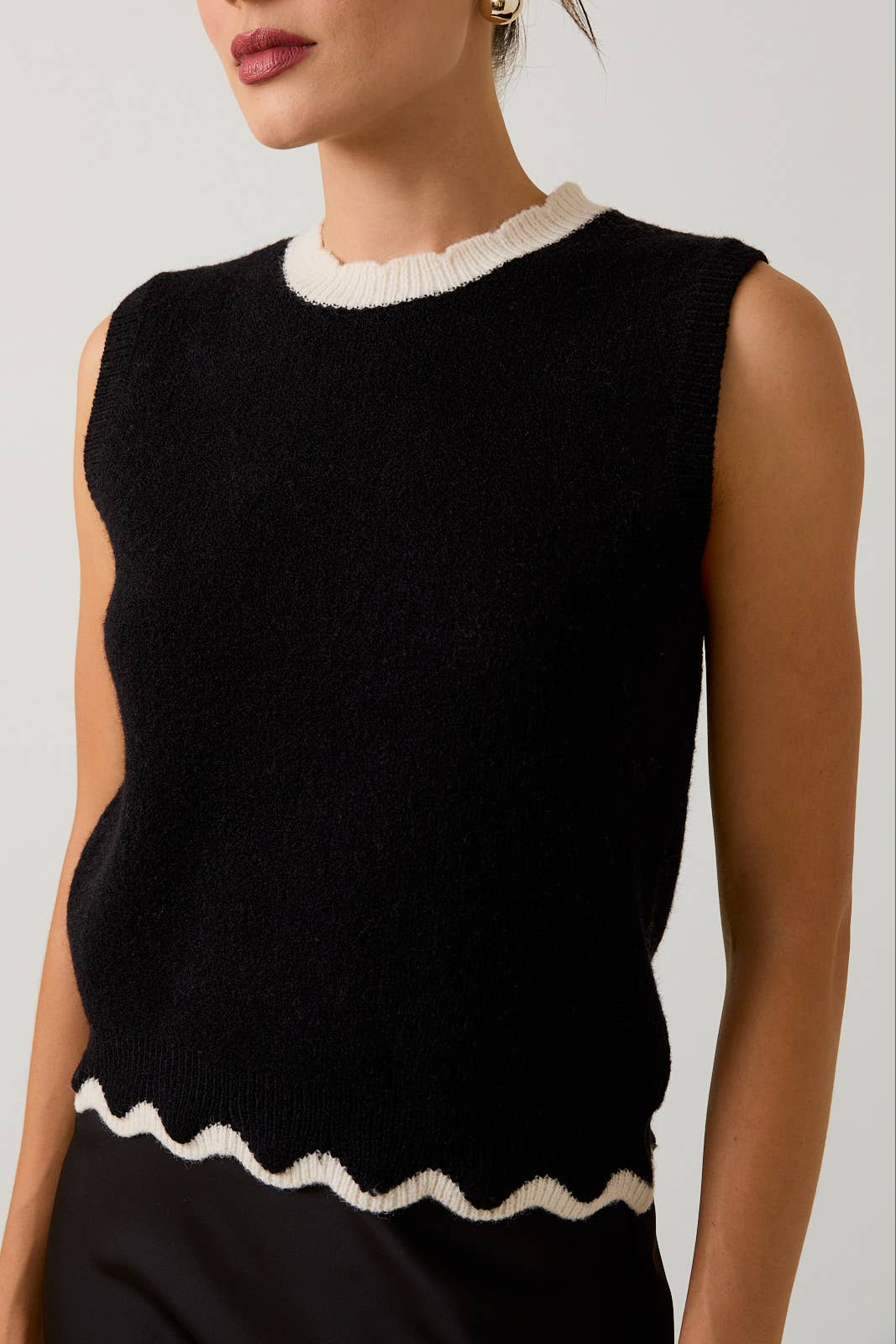 The Scallop Edge Sweater