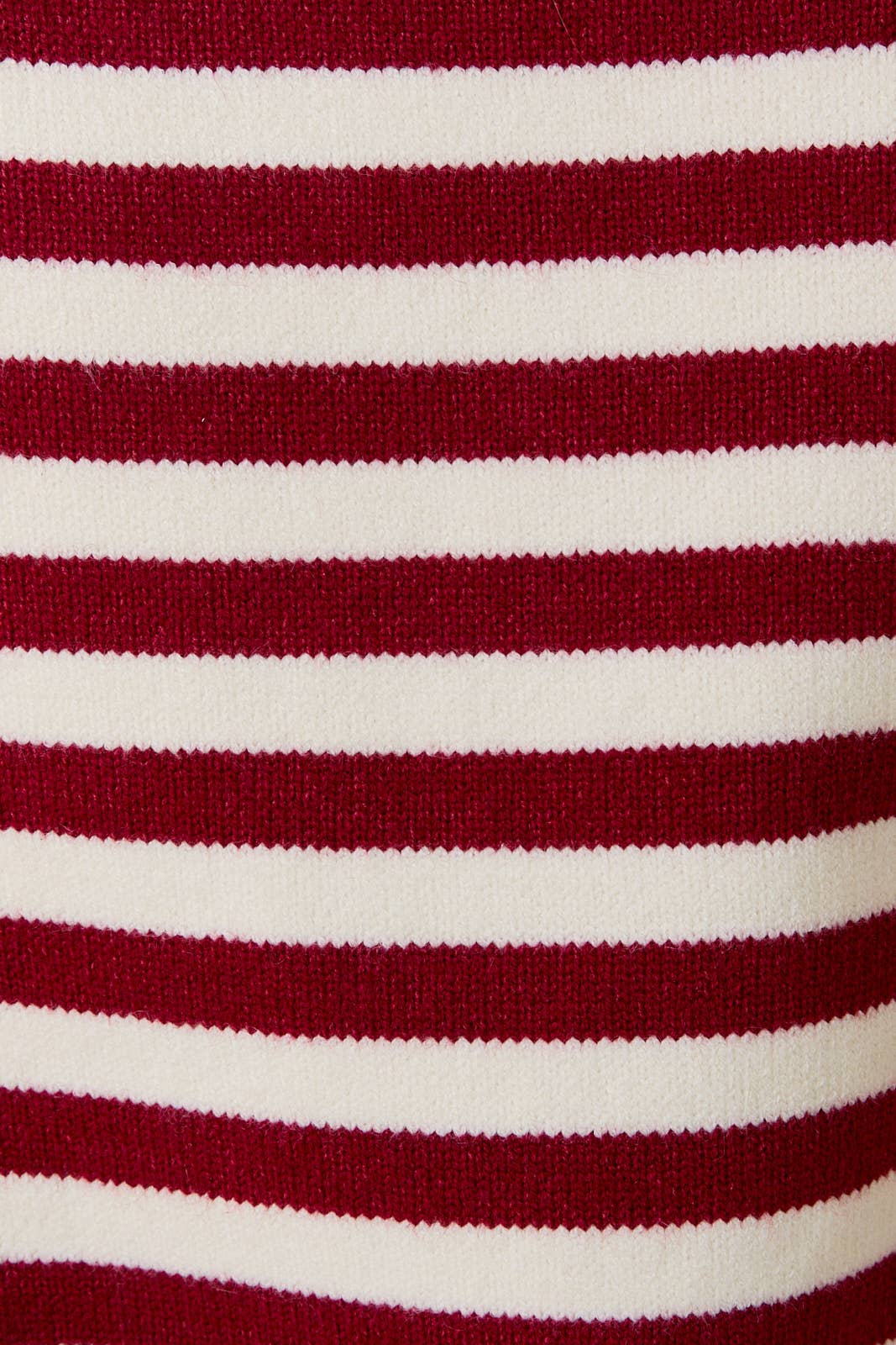 Crimson & Cream Striped Cardigan