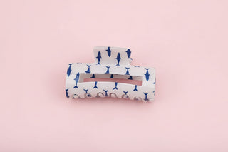 Shark Print Hair Claw Clip