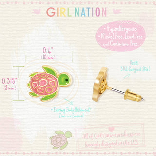 Turtle-y Stud Earrings