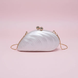 Robyn Pearlescent Shell Evening Bag