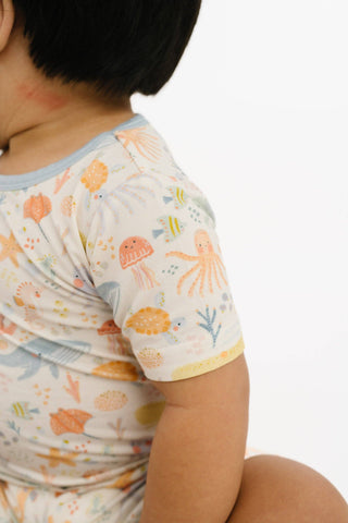 Underwater Friends Bamboo Shorts Set