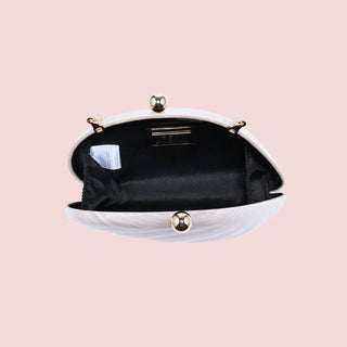 Robyn Pearlescent Shell Evening Bag
