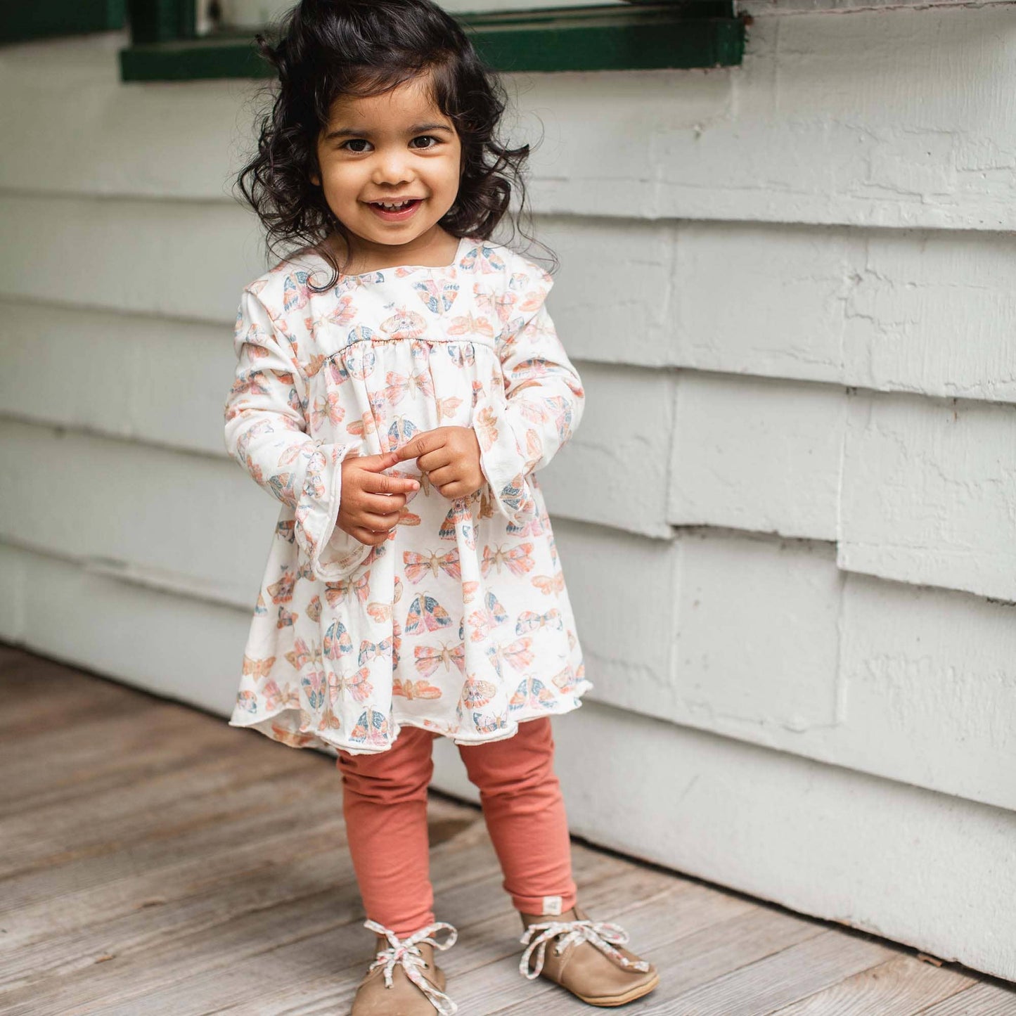 Boho Butterflies Toddler Tunic Set