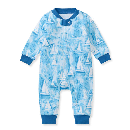 Mediterranean Sailing Footless Sleep & Play