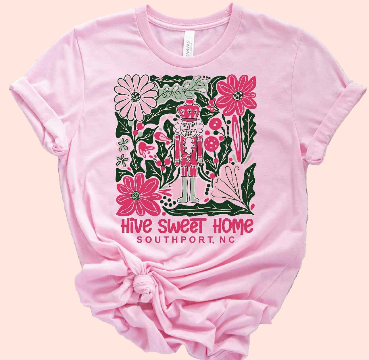Hive Sweet Home Pink Christmas Sweatshirt