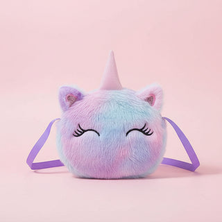 Adorable Plush Unicorn Crossbody Bag for Kids