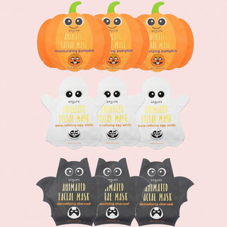 Korean Skincare Halloween Sheet Masks | Pumpkin, Ghost & Bat