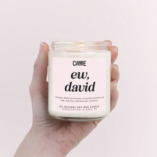 "Ew, David" Schitt's Creek Soy Wax Candle