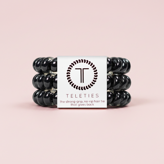 Spiral Hair Coils | Small | Jet Black Hair Ties