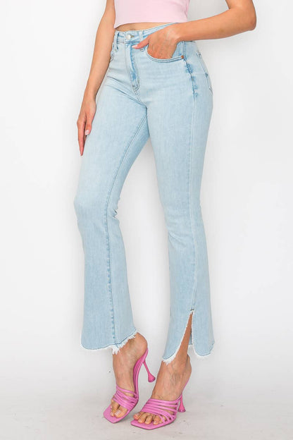 Western High Rise Boot Cut Jeans