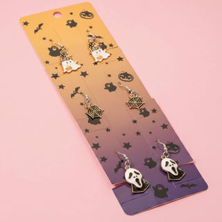 Enamel Halloween Dangle Earrings