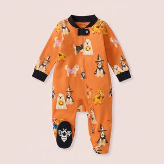 Doggy Dress Up Organic Cotton Sleep & Play Footed Pajamas