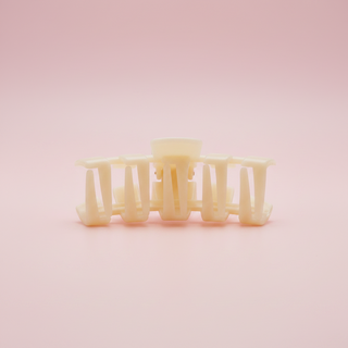 Classic Hair Clip | Medium | Almond Beige