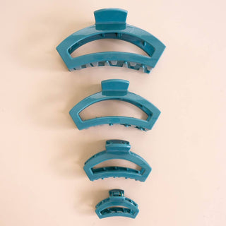 TELETIES yOpen Teal With It Medium Hair Clip