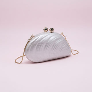 Robyn Pearlescent Shell Evening Bag