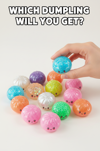 Fun Doh Squishy Mystery Mini Petite 2.5" Mystery Dumpling Toy