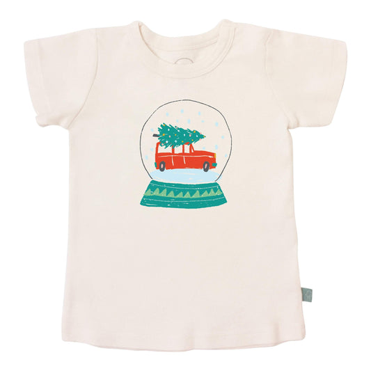 Kid toddler graphic tee | snow globe