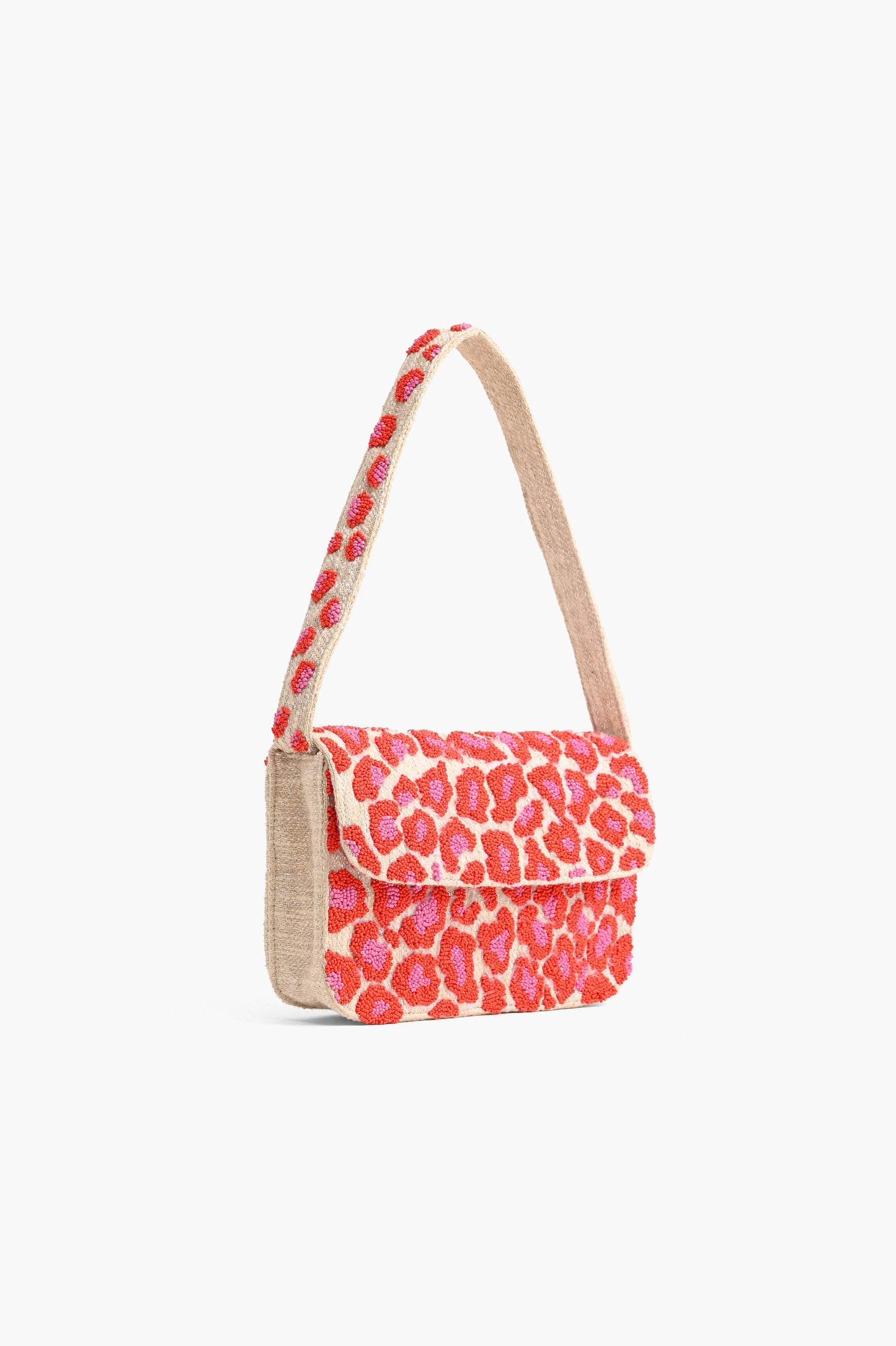 Pink Leopard Shoulder Bag