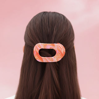 Just Keep Swimming | Medium | Flat Round Hair Clip