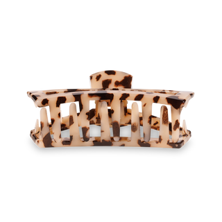 Open Blonde Tortoise Medium Hair Clip