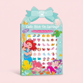 Girl Nation Mermaid Cutie Stick-On Earrings Set (32 Pairs)