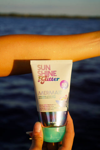 Sunshine & Glitter Mermaid Biodegradable Glitter SPF 50