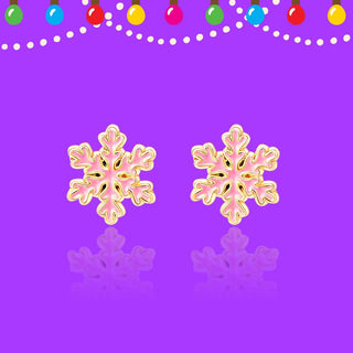 Snowflake Stud Earrings