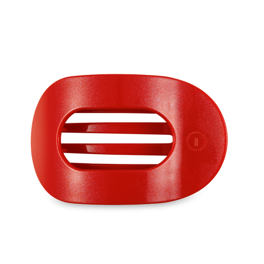 Round Flat Hair Clip | Large | Red