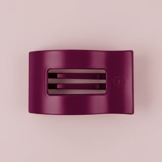TELETIES Mulberry Large Flat Rectangle Hair Clip