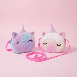 Adorable Plush Unicorn Crossbody Bag for Kids