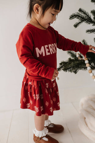 Raglan Christmas Sweatshirt