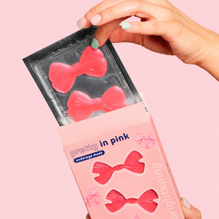 Pretty in Pink Coquette Bow-Shaped Undereye Patches | 8 Pairs
