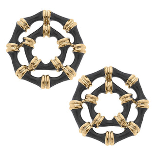Lilly Bamboo Stud Earrings