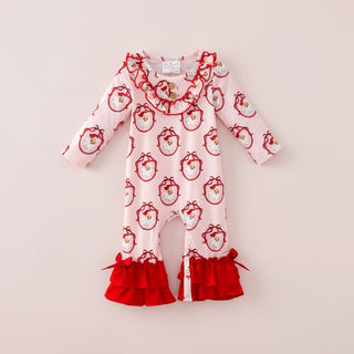 Vintage Santa Christmas Infant Romper
