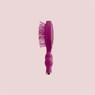 TELETIES Mini Detangler Hair Brush for Medium Hair - Mulberry