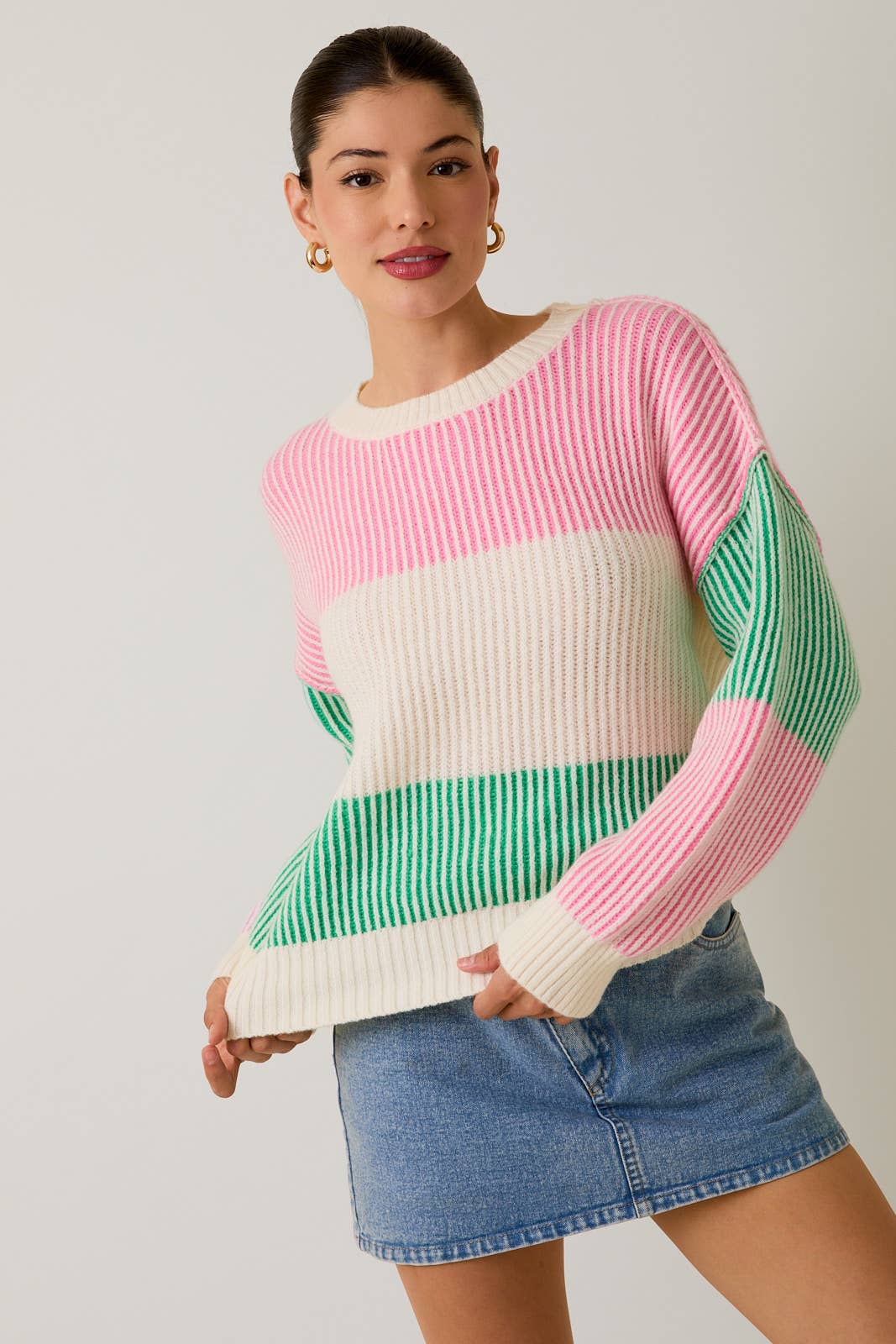 Sweet Stripe Energy Sweater