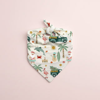 Coastal Christmas Bamboo Pet Bandana