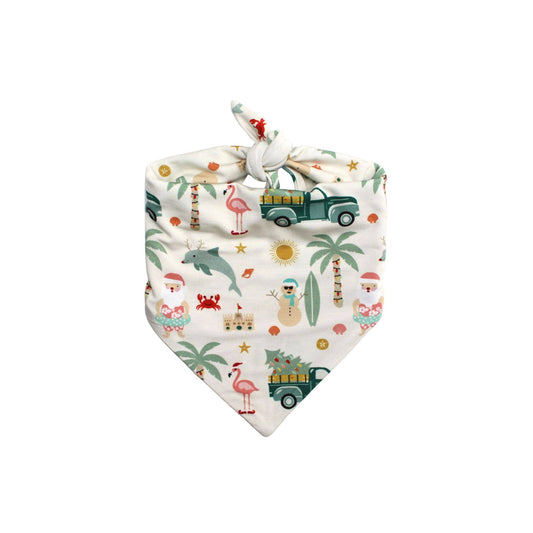 Coastal Christmas Bamboo Pet Bandana