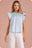 White/Sky Blue Stripes