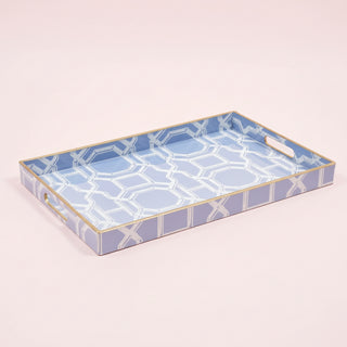 Bamboo Trellis Rectangular Tray