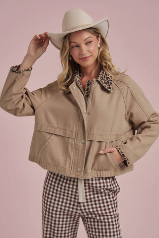 Women's Vintage Oxford Canvas Twill Fall Barn Jacket