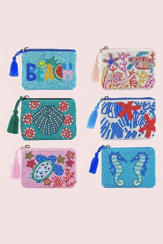 Oceanic Adventure Embellished Mini Pouches