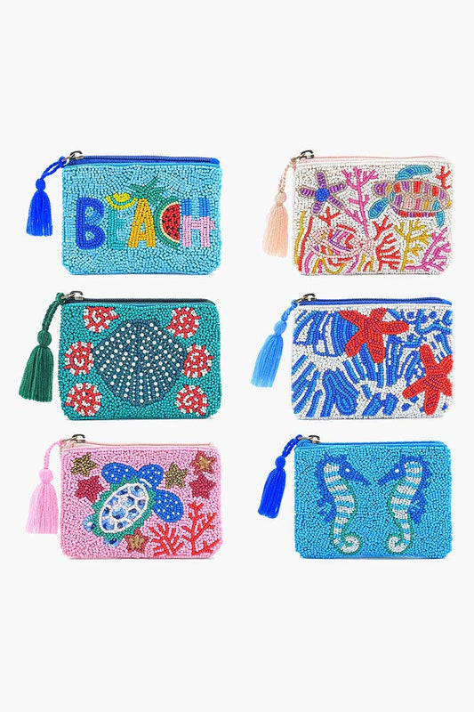 Oceanic Adventure Embellished Mini Pouches