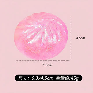Mystery Glitter Dumpling Bao Bun Sensory Squishy Toy
